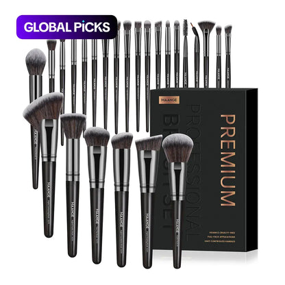 MAANGE Makeup Brushes Set, 25pcs/set Makeup Brush Kit with Soft Bristle, Soft Bristles Brush & Comfortable Grip, Professional Cosmetic Brushes, Cosmetics Brush for Foundation & Powder, Cosmetic Tool