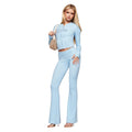 BLARE KNIT TRACKPANT - BLUE