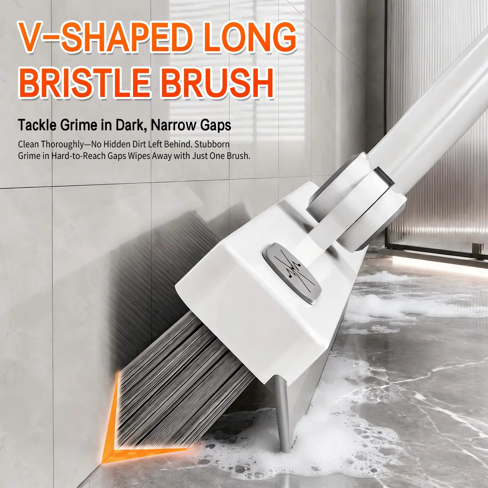 SOPAMI 180° Rotating Gap Cleaning Tool - Extendable Adjustable No-Touch Cleaner for Windows, Sliding Doors, Narrow Spaces, Home Deep Cleaning