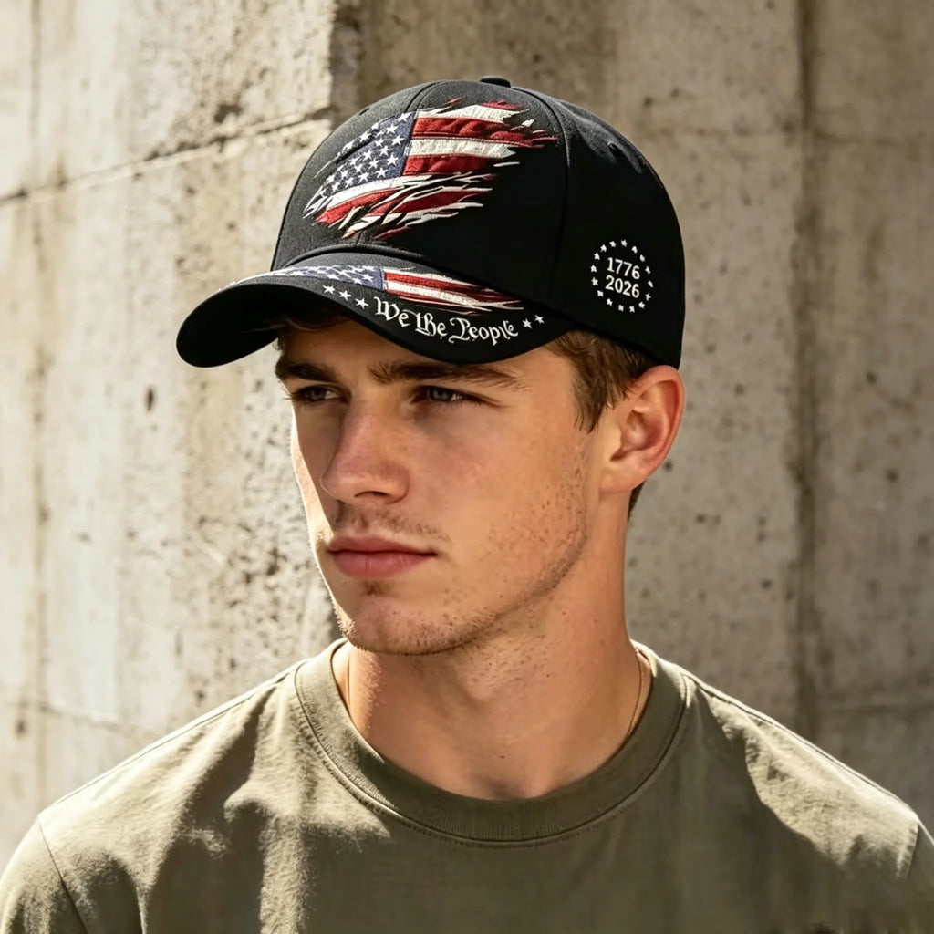 2pcs 250th Anniversary Print Baseball Cap, Adjustable Unisex Sun Cap, Suitable for Everyday Wear and Casual Style