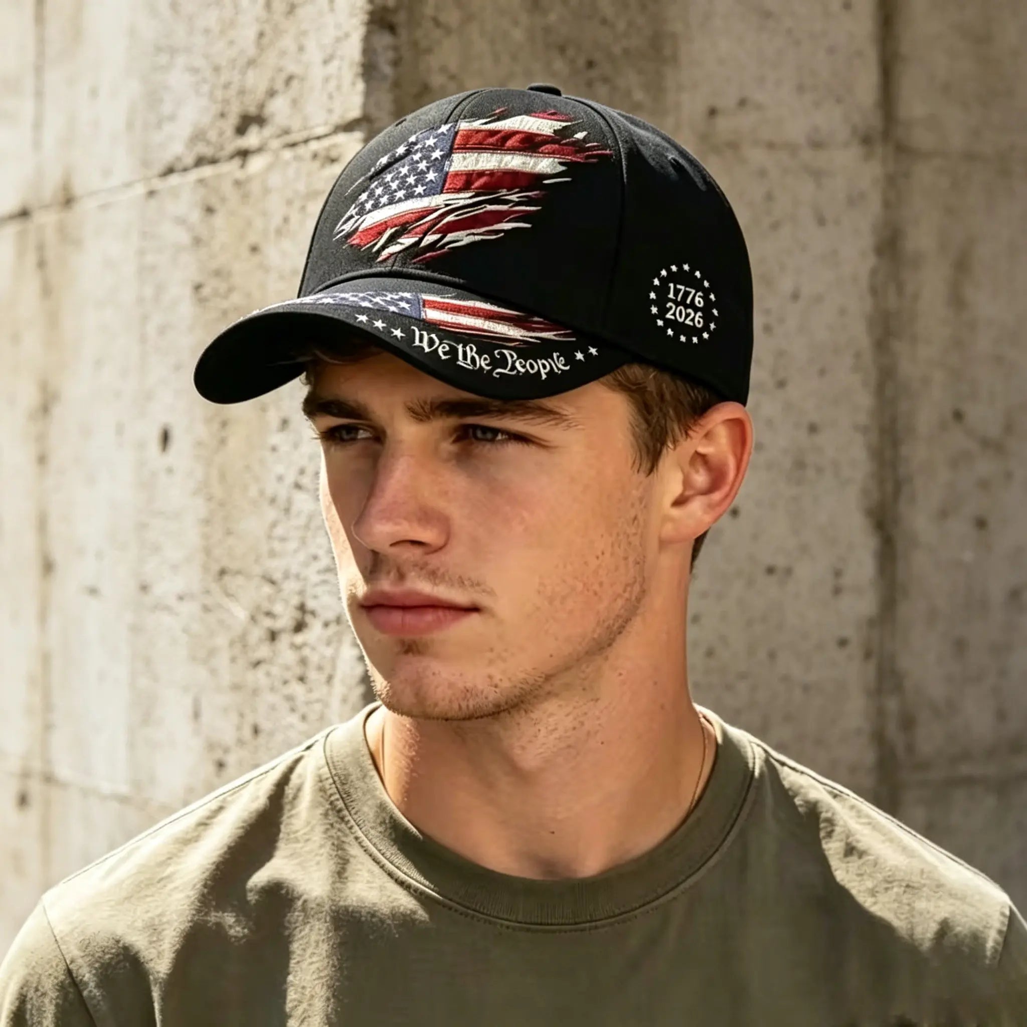 2pcs 250th Anniversary Print Baseball Cap, Adjustable Unisex Sun Cap, Suitable for Everyday Wear and Casual Style