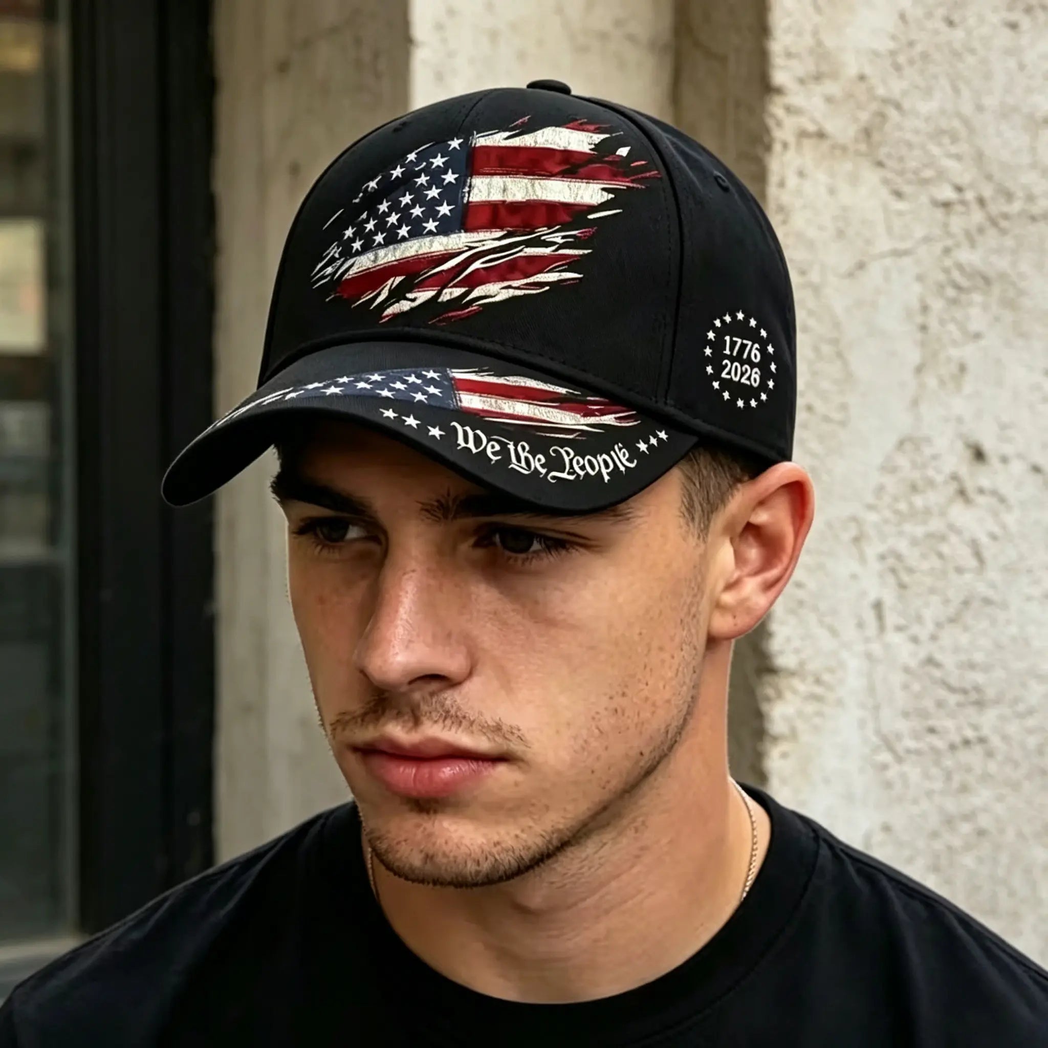 2pcs 250th Anniversary Print Baseball Cap, Adjustable Unisex Sun Cap, Suitable for Everyday Wear and Casual Style