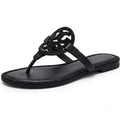Women's Crystal Thong Flats Sandals - Sparkly Rhinestone Anti-Slip Flat Flip Flops with Cushioned Comfort Insole, Ideal for Beach, Wedding Wear | Girly Feminine Women's Shoes