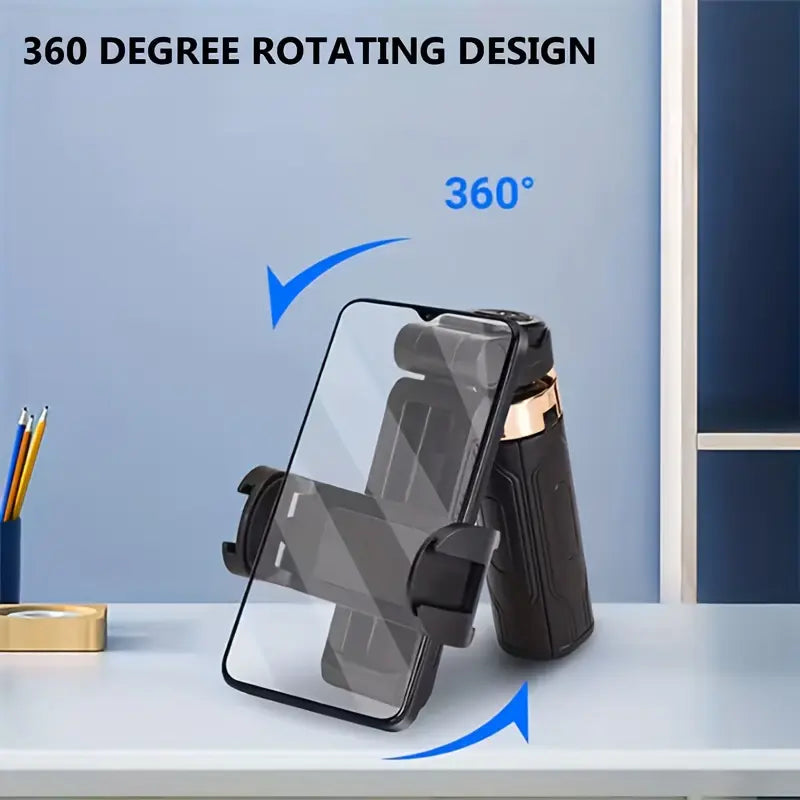 Mini Flexible Portable Bluetooth-compatible Selfie Stick Travel Tripod Stand, Extensible Multi-Function Phone Holder for iPhone Android Smartphone Camera Accessories, Portable Selfie Accessory, Travel Gadgets